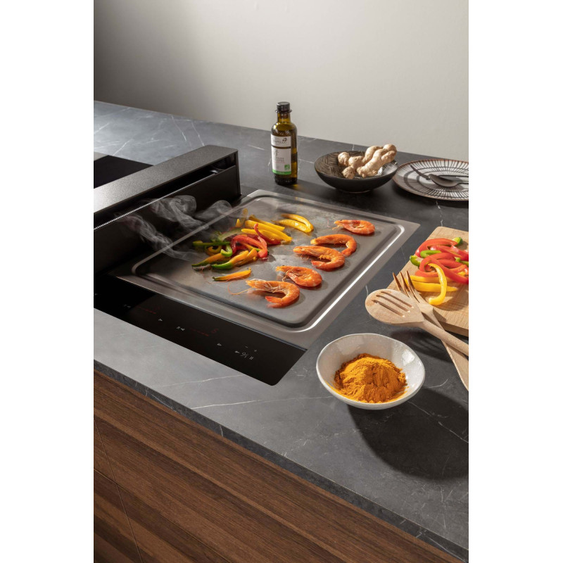 Hotte plan de travail UP POWER avec Teppanyaki NOVY