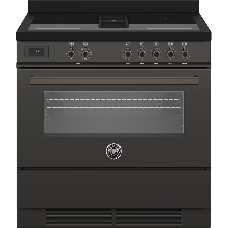 Piano de cuisson BERTAZZONI 90 cm Induction avec hotte intégrée