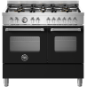 Piano de cuisson BERTAZZONI Master 100 cm 2 fours Mixte