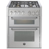 Piano de cuisson STEEL GENESI combi-steam 70 cm 2 fours