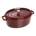 Cocotte Staub en fonte ovale Ø33cm
