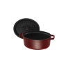 Cocotte Staub en fonte ovale Ø33cm