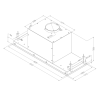 Groupe encastrable NOVY Crystal 90 cm Blanc