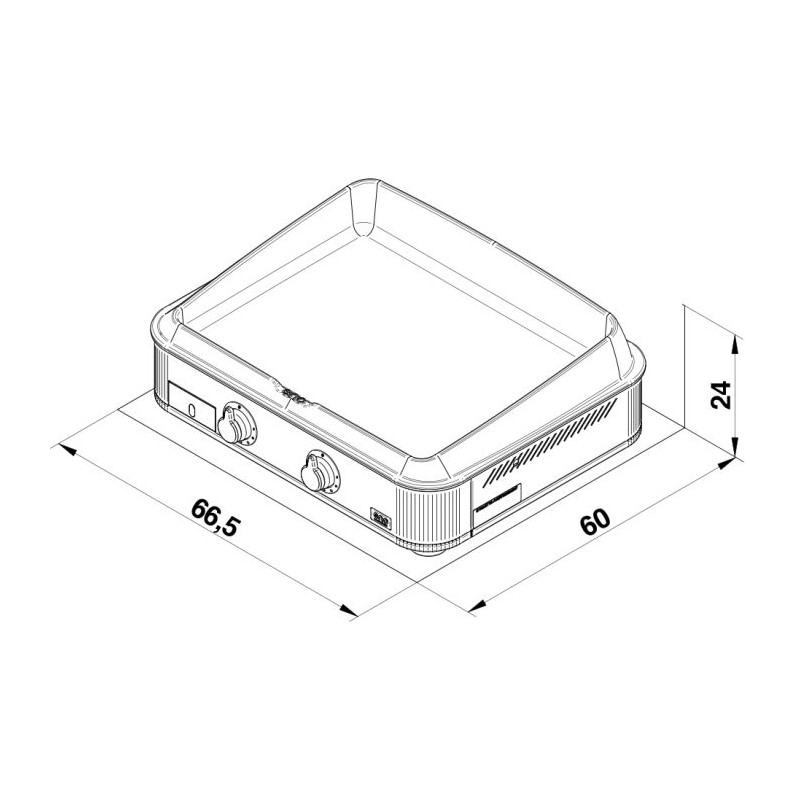 Plancha ENO ENOSIGN 65 Inox