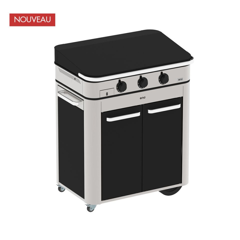 Combo plancha ENO ENOSIGN 80 Noir & Inox