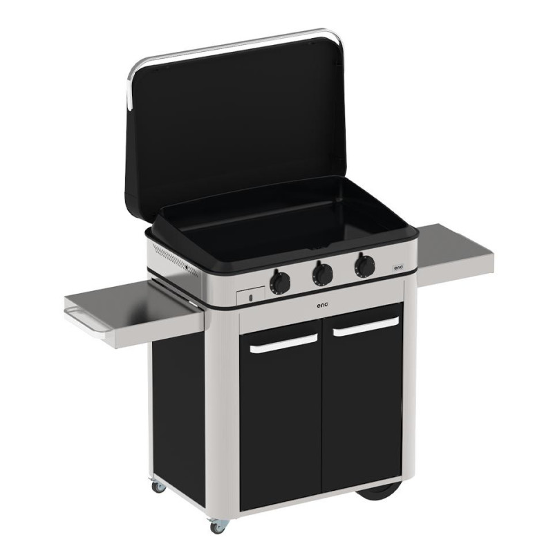 Combo plancha ENO ENOSIGN 80 Noir & Inox