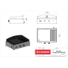 PLANCHA LE MARQUIER GAZ PURE GRILL 260 INOX