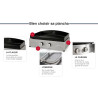 Plancha Le Marquier Adela gaz 260 Noire