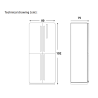 Réfrigérateur américain Lofra DOLCEVITA 4 portes 192cm