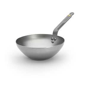 Wok à queue acier MINERAL B DE BUYER 5618.24