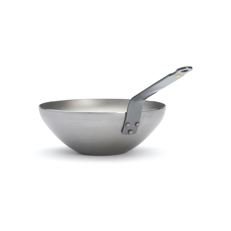 Wok à queue acier MINERAL B DE BUYER 5618.24