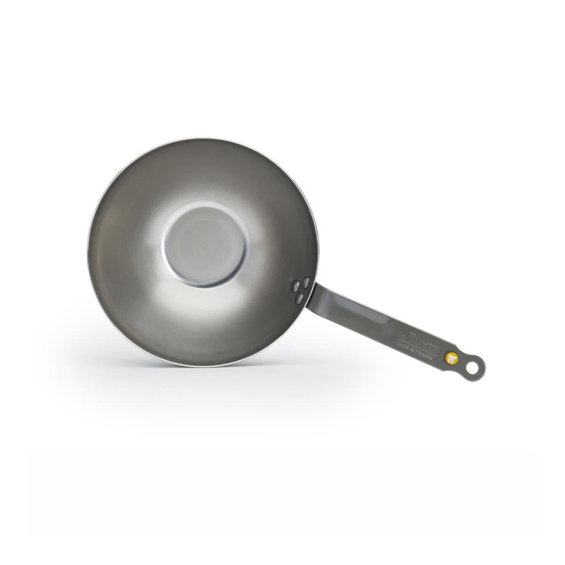 Wok à queue acier MINERAL B DE BUYER 5618.24