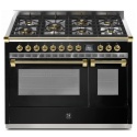 Piano de cuisson STEEL ASCOT 120 cm combi-steam