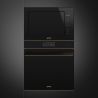 Four à micro-ondes SMEG noir Dolce Stil Novo FMI625CN