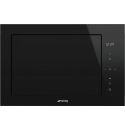 Four à micro-ondes SMEG noir Dolce Stil Novo FMI625CN