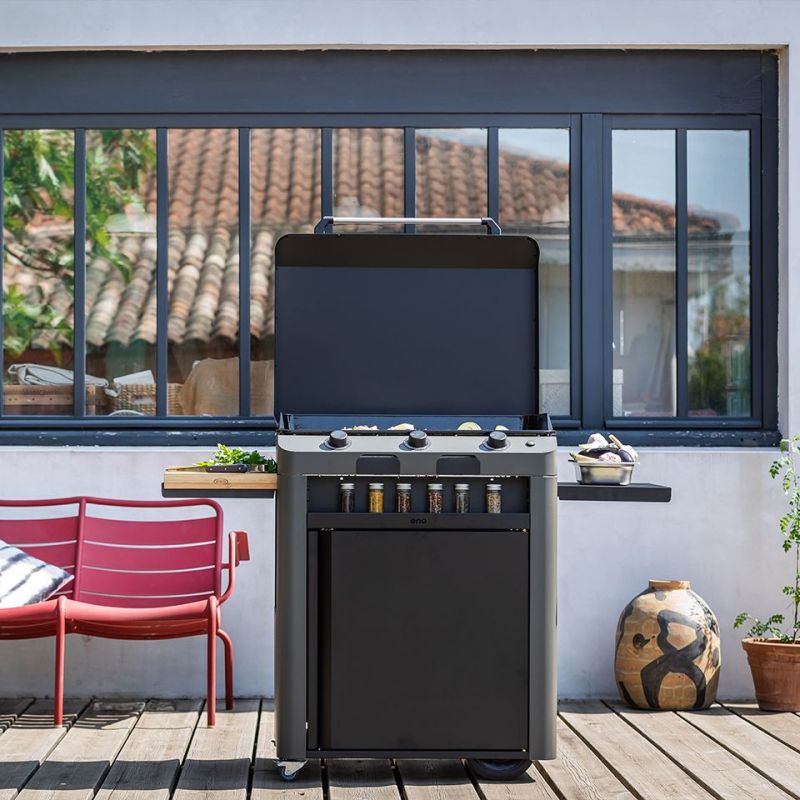 Combo plancha ENO FUSION 75 Gris cargo