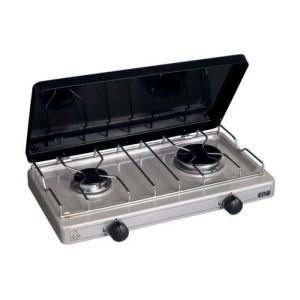Module ENO plaque de cuisson gaz 2 feux XTREM 2 GRIS ACIER