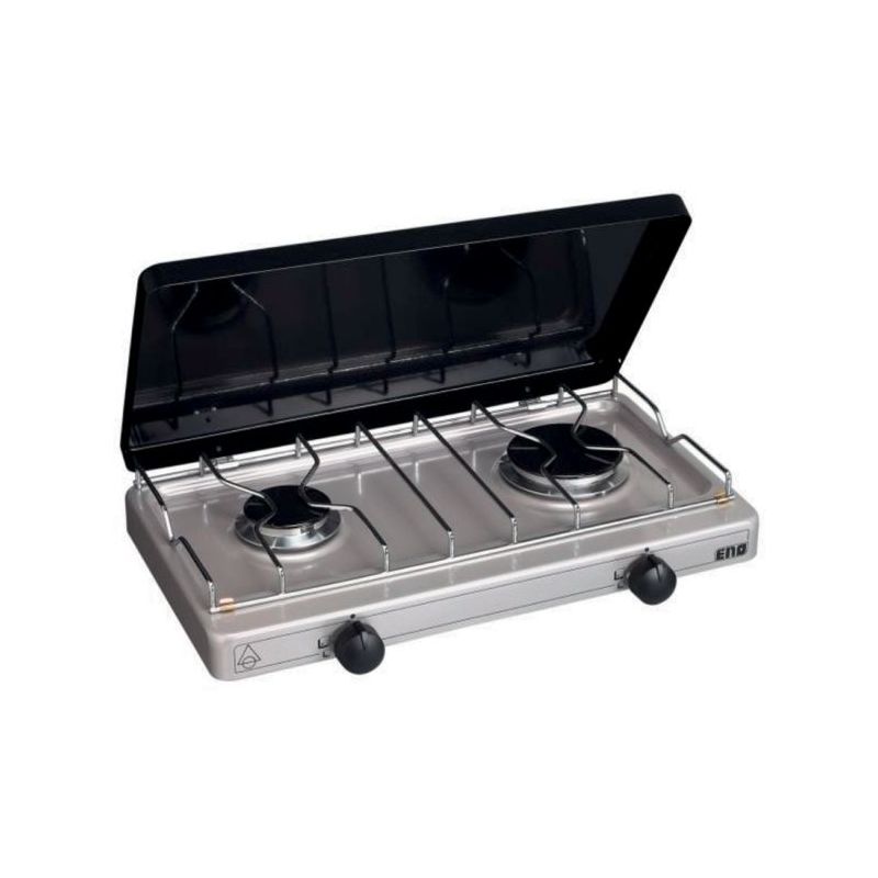 Module ENO plaque de cuisson gaz 2 feux XTREM 2 GRIS ACIER