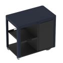 Desserte ENO ACHILLE porte bleu navy et noir