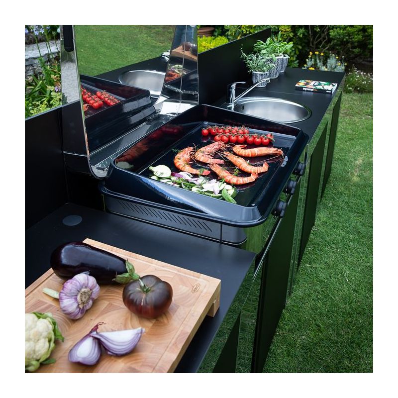 MODULO ENO PLANCHA NOIR ET INOX PMOD8502