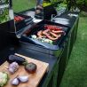 MODULO ENO PLANCHA NOIR ET INOX PMOD8502