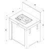 MODULO ENO MASTER 2 NOIR ET INOX