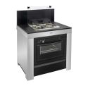 Module cuisinière et four ENO MODULO Noir et Inox