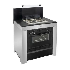Module cuisinière et four ENO MODULO Noir et Inox