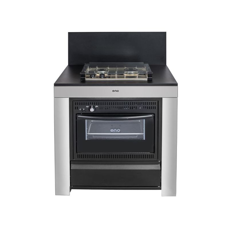 Module cuisinière et four ENO MODULO Noir et Inox