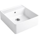 Evier VILLEROY & BOCH 1 bac à poser Blanc Alpin 630x595 mm - EXPO