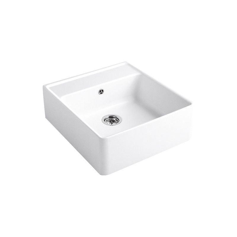 Evier VILLEROY & BOCH 1 bac à poser Blanc Alpin 630x595 mm - EXPO