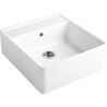 Evier VILLEROY & BOCH 1 bac à poser Blanc Alpin 630x595 mm - EXPO