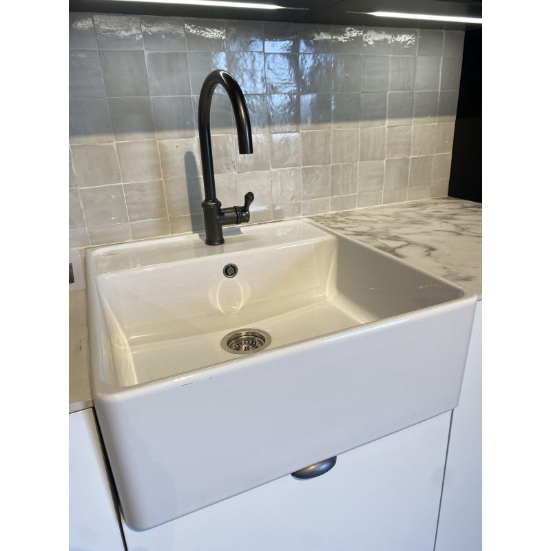 Evier VILLEROY & BOCH 1 bac à poser Blanc Alpin 630x595 mm - EXPO