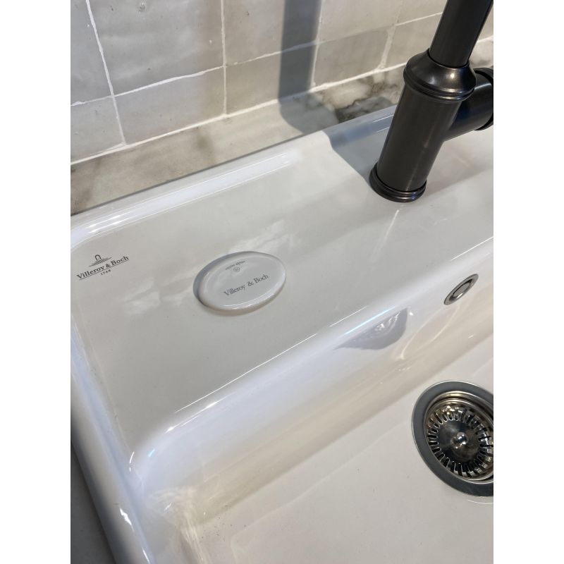 Evier VILLEROY & BOCH 1 bac à poser Blanc Alpin 630x595 mm - EXPO