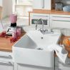 Evier VILLEROY & BOCH 1 bac à poser Blanc Alpin 630x595 mm - EXPO