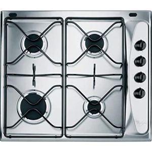 Plaque de cuisson inox 4 feux gaz WHIRLPOOL - AKM260/IX