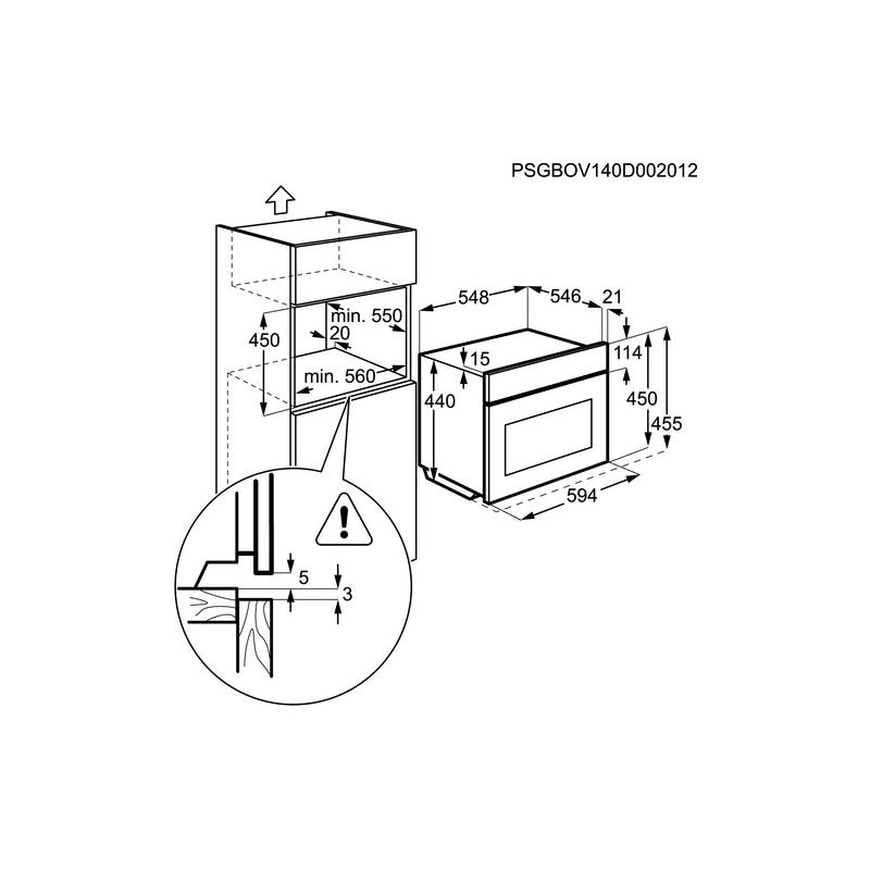 Four à vapeur ELECTROLUX 45 cm - EY8840AOX