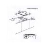 Plaque induction AEG Noir 36cm 1 grand foyer - HC451221EB