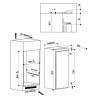 Réfrigérateur intégrable une porte 54 cm WHIRLPOOL - ARG9070A+