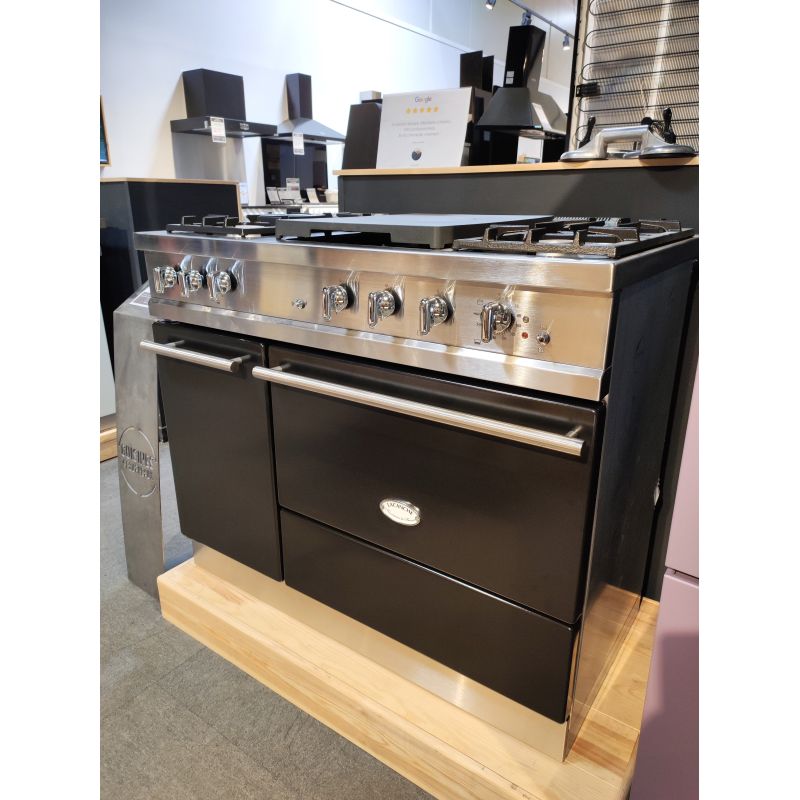 Piano de cuisson mixte Lacanche Chassagne modern 110 cm Noir