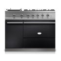 Piano de cuisson mixte Lacanche Chassagne modern 110 cm Noir