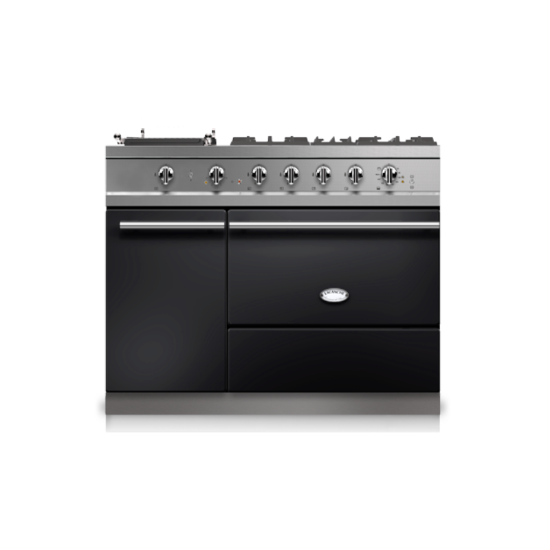 Piano de cuisson mixte Lacanche Chassagne modern 110 cm Noir