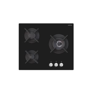 Table de cuisson Airlux gaz en verre 60 cm AV635HBK