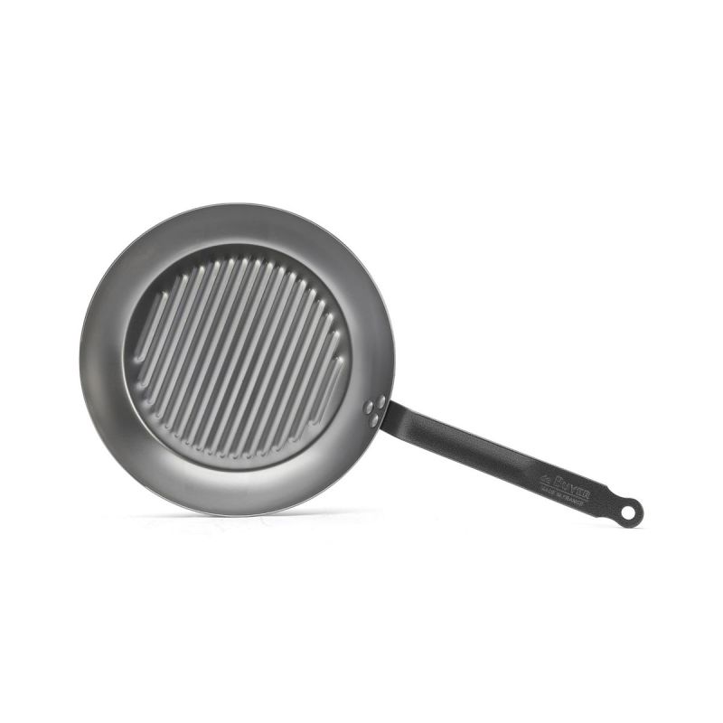 Poêle DE BUYER Grill en acier CARBONE PLUS 30cm