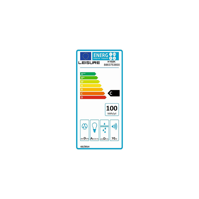 Hotte aspirante LEISURE Noir H102K