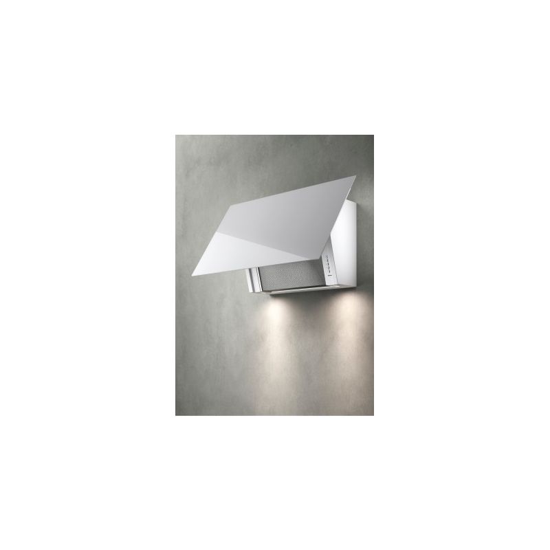 Hotte décorative murale FALMEC Cover1410 verre blanc 85 cm