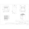 Piano de cuisson Steel Genesi 70 cm Combi-Steam