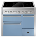 Piano de cuisson Steel Genesi 100/3 combi-steam portes pleines