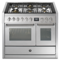 Piano de cuisson Steel Genesi 100 cm Combo-Steam