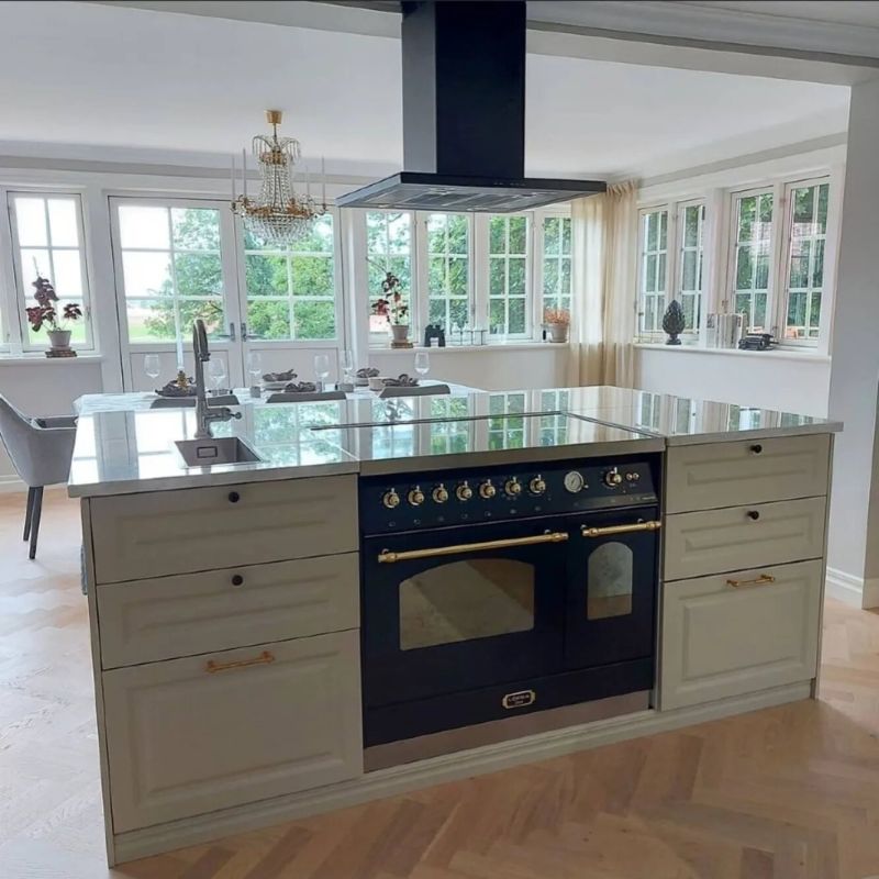 Piano de cuisson Lofra DOLCEVITA 90cm Induction 2 fours - Installation ilôt RNMD96MFTE/5IF